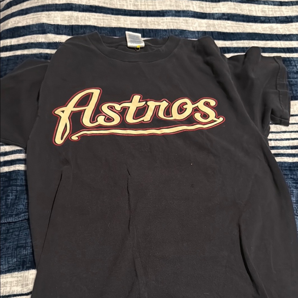 Kids Astros Black T-Shirt